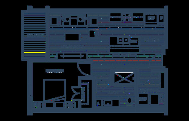 1 bed, 1 bath, 688 sqft, $1,495, Unit 2214