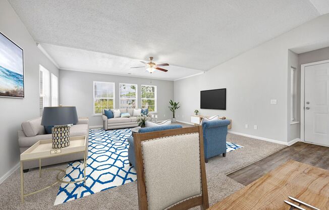 2 beds, 2 baths, 1,350 sqft, $1,380, Unit 418-418E