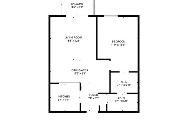 1 bed, 1 bath, 650 sqft, $1,099