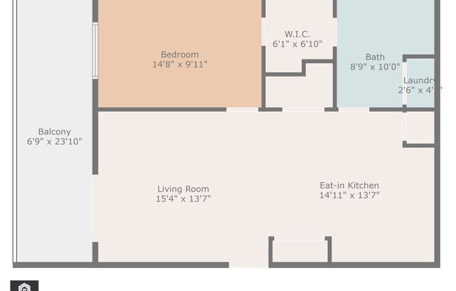 1 bed, 1 bath, 679 sqft, $1,335, Unit 2920