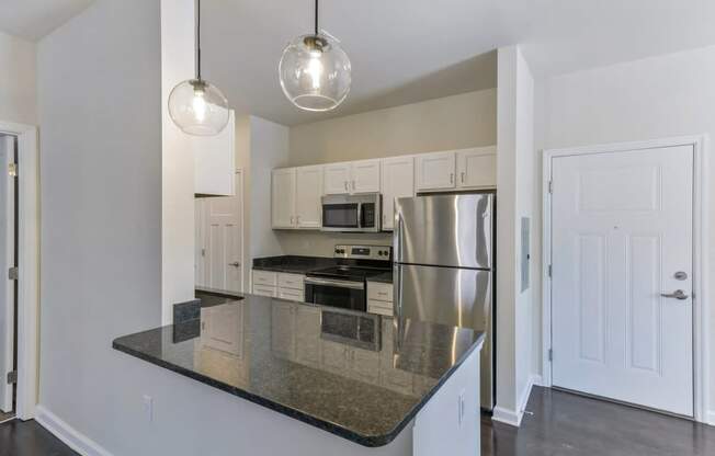 Ashland Farms Kitchen with Stainless Steel Appliances, Built-in Microwave, and Ample Counterspace