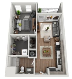 1 bed, 1 bath, $1,849