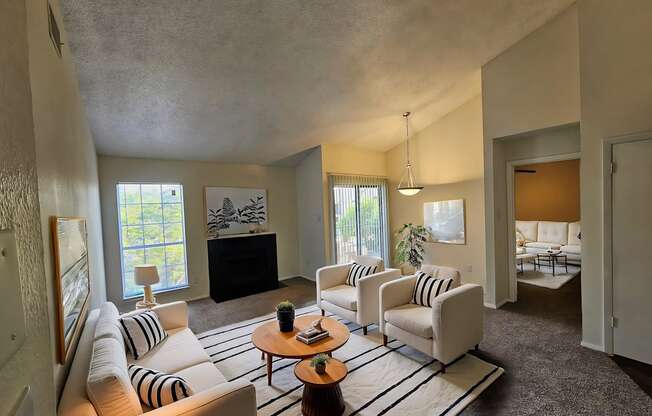 Trails of Walnut Creek Staged Living Room