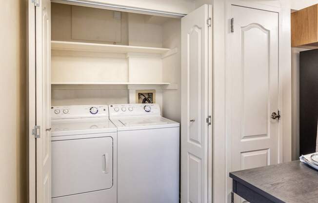 Full Size washer and dryer at Ivy Hall Apartments