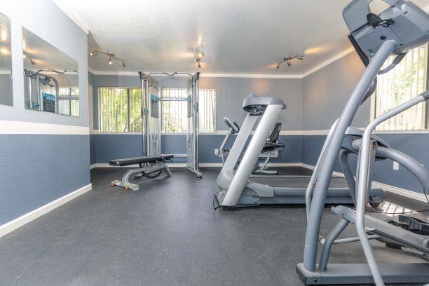 Cardio Machines In Gym at Bent Tree Apartments, Sacramento, CA, 95842