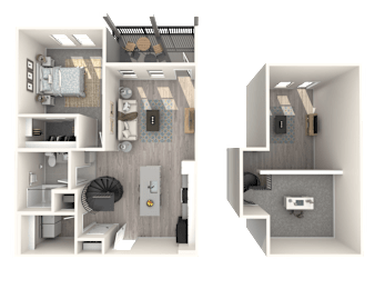 1 bed, 1 bath, 957 sqft, $2,265