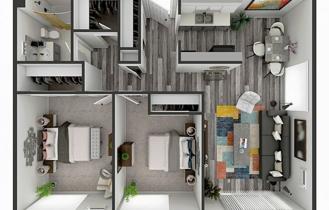 2 beds, 1 bath, 950 sqft, $1,650, Unit 4622-108