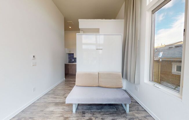 Studio, 1 bath, 262 sqft, $1,279, Unit 206