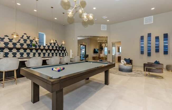 Billiards at Level 25 at Sunset by Picerne, Las Vegas, NV, 89113