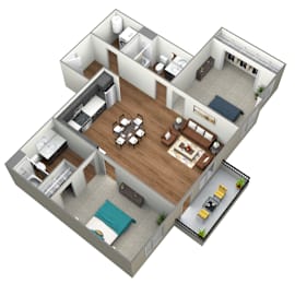 2 beds, 2 baths, 1,028 sqft, $2,060