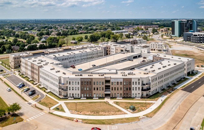 Aerial photo at Pinnacle Heights in Rogers, AR