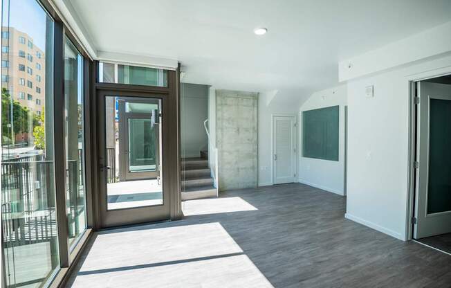 Light-filled living area Vance in San Francisco, CA.