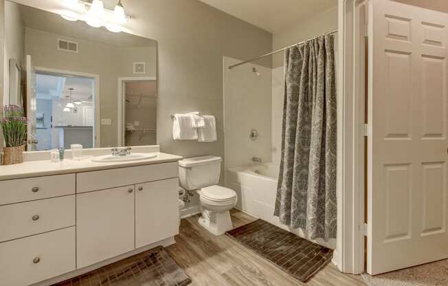 Bathroom with Bathtub at The Saulet, New Orleans, Louisiana