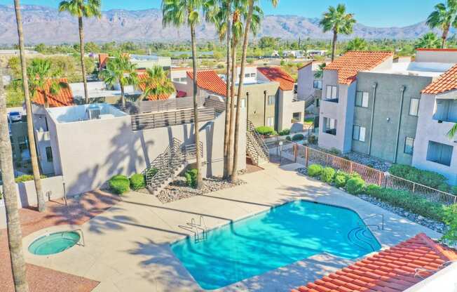 Community aerial view at Ten50 Apartments in Tucson AZ November 2020 (6)