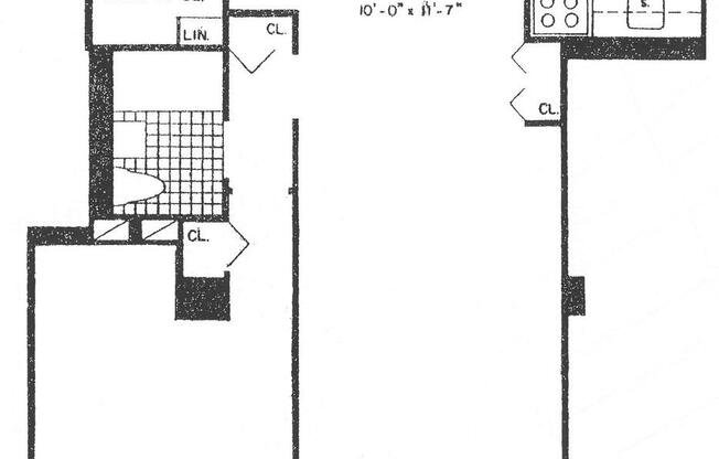 1 bed, 1.5 baths, $5,200, Unit 24E