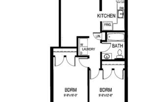 2 beds, 1 bath, $1,995, Unit 3