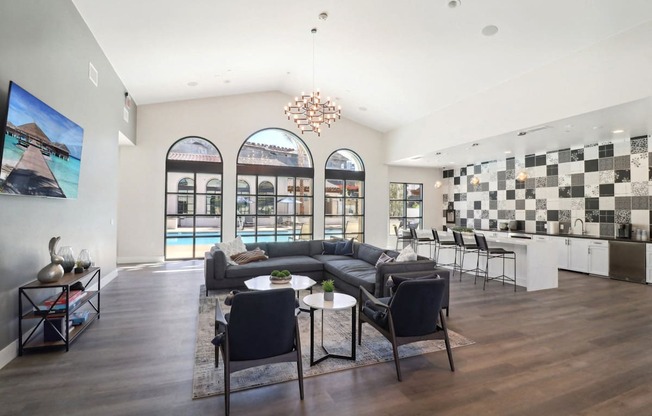 common seating area ay Arrive Temecula