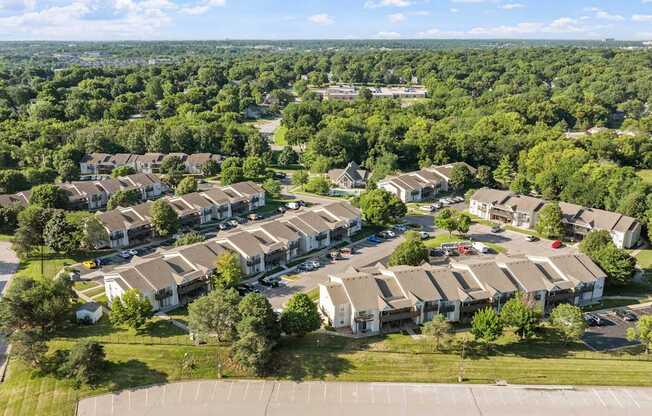 Aerial View of Park at Olathe Station