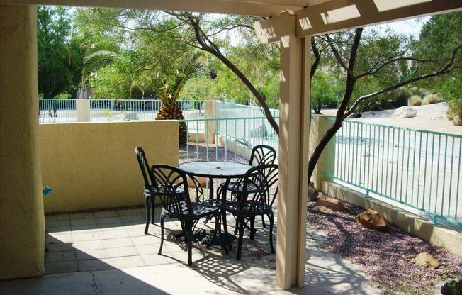 Two master bedrooms in good sized townhome that backs to golf course in Guard gated Painted Desert