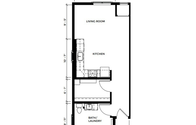 Studio, 1 bath, 587 sqft, $1,435, Unit SC 1408-217