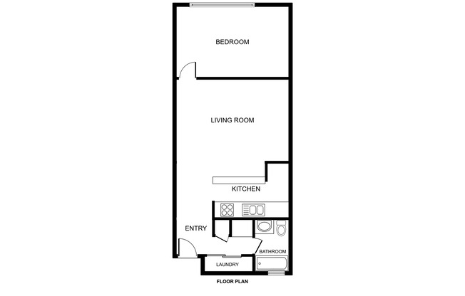 1 bed, 1 bath, 599 sqft, $1,825, Unit 045#40