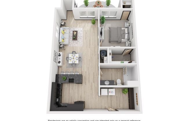 1 bed, 1 bath, 940 sqft, $1,295, Unit 110
