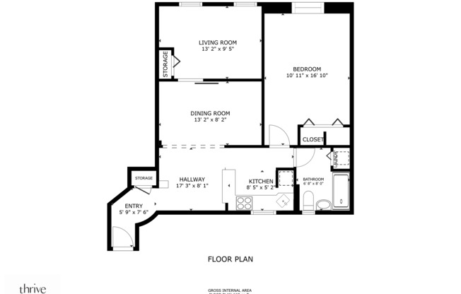 2 beds, 1 bath, 700 sqft, $4,650, Unit 2J