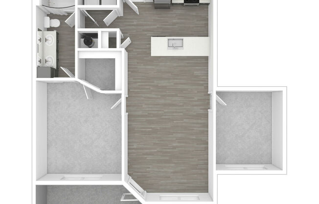 1 bed, 1 bath, 854 sqft, $1,557