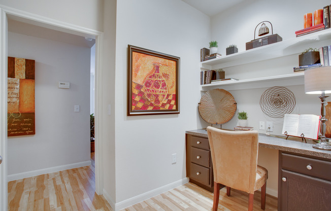 Built-In Bookshelves and Computer Nooks