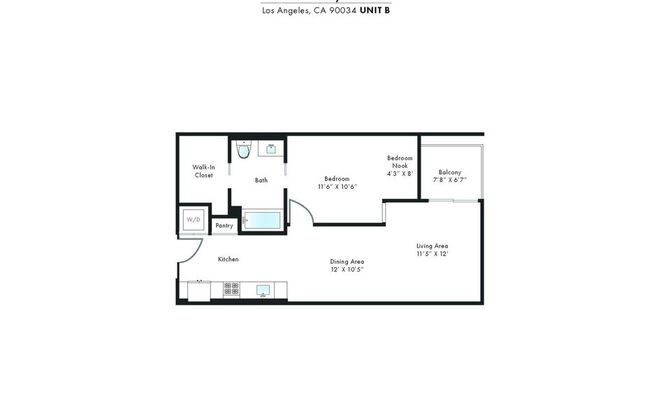 1 bed, 1 bath, 752 sqft, $3,895, Unit 429