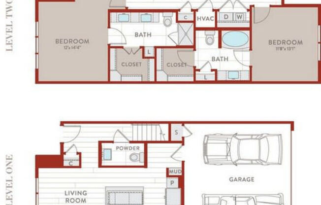 2 beds, 2.5 baths, 1,440 sqft, $3,348