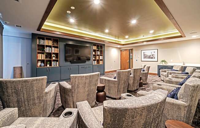 Dominium_Bren Road Station_Theater Room at Bren Road Station 55+ Apartments, Minnetonka, MN, 55343