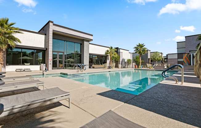 the reserve at city center apartments swimming pool