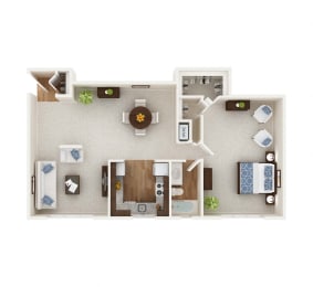 1 bed, 1 bath, $1,639