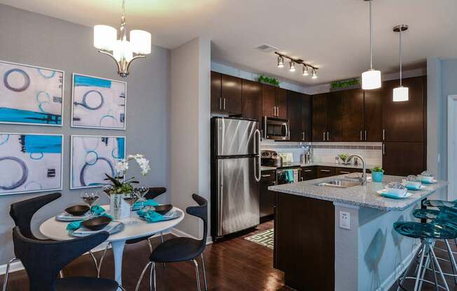 Modern Kitchens at Epic at Gateway Luxury Apartments in Pinellas Park, Florida
