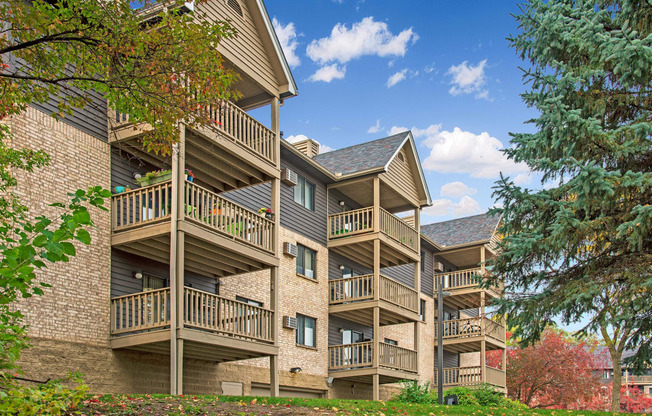 Exterior View of Unit Balconies