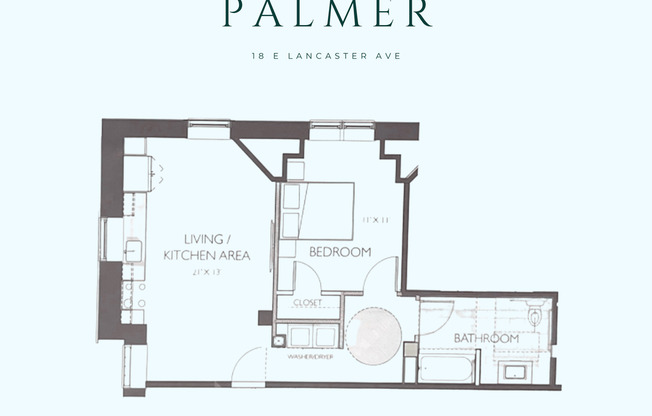 1 bed, 1 bath, 660 sqft, $1,748, Unit 302