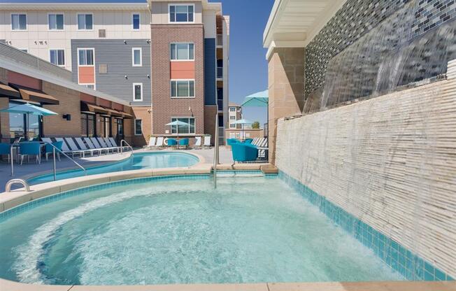 Gabella at Parkside Apartments in Apple Valley, MN Water Fall Hot Tub