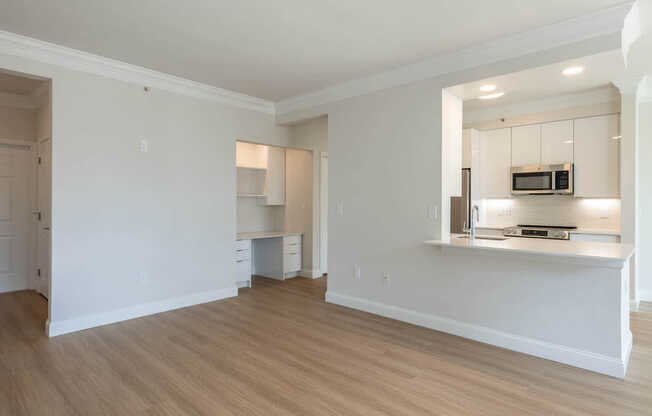 Living Room with Hard Surface Flooring