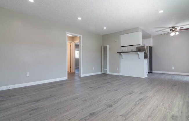 a room with a bunch of colorful lights on the floor