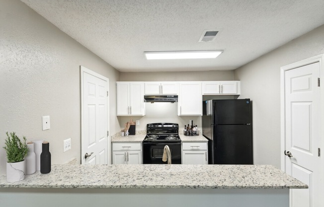 Model apartment kitchen
