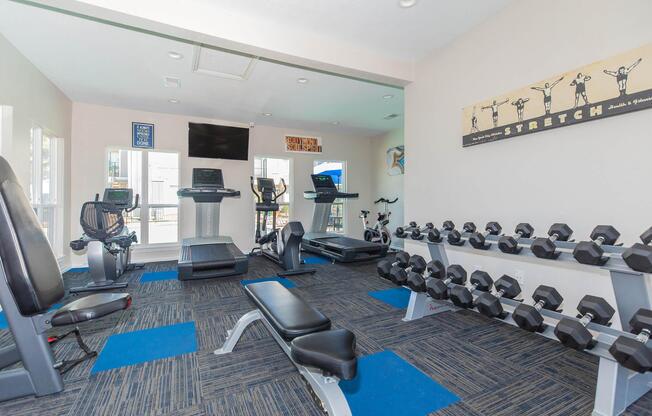 START THE DAY OFF RIGHT IN THE FITNESS CENTER