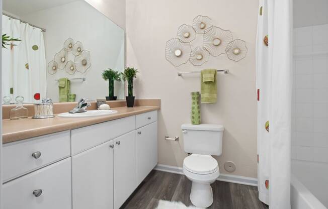 Guest Bathroom at Alden Place at South Square, Durham, NC, 27707