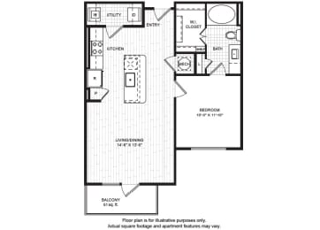 1 bed, 1 bath, 759 sqft, $1,719