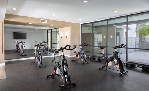 Fitness center at Sherman Circle, Los Angeles, Van Nuys