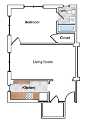 1 bed, 1 bath, 663 sqft, $2,199