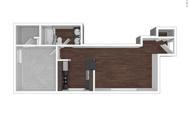 1 bed, 1 bath, 560 sqft, $1,175