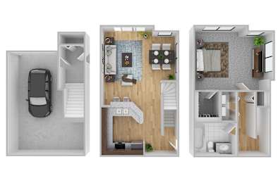 1 bed, 1 bath, 893 sqft, $1,988