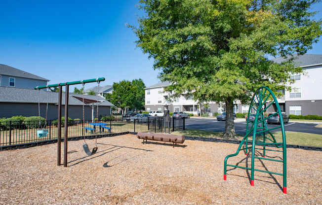 our apartments have a playground for your kids to play
