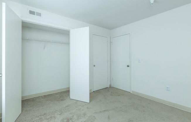 a door in a room